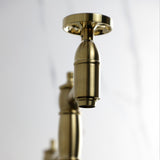 Belknap Two-Handle 1-Hole Deck Mount Pot Filler Faucet