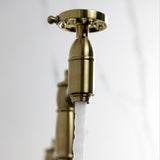 Belknap Two-Handle 1-Hole Deck Mount Pot Filler Faucet