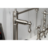 Restoration Two-Handle 1-Hole Deck Mount Pot Filler Faucet