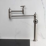 Fuller Two-Handle 1-Hole Deck Mount Pot Filler Faucet