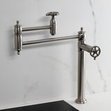 Fuller Two-Handle 1-Hole Deck Mount Pot Filler Faucet