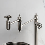 Fuller Two-Handle 1-Hole Deck Mount Pot Filler Faucet