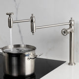 Fuller Two-Handle 1-Hole Deck Mount Pot Filler Faucet