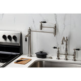 Duchess Two-Handle 1-Hole Deck Mount Pot Filler Faucet