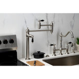 Duchess Two-Handle 1-Hole Deck Mount Pot Filler Faucet