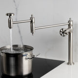 Belknap Two-Handle 1-Hole Deck Mount Pot Filler Faucet
