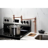 Restoration Two-Handle 1-Hole Deck Mount Pot Filler Faucet