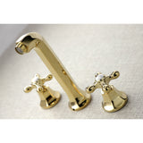 Metropolitan Two-Handle 3-Hole Wall Mount Tub Faucet
