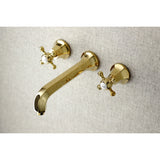 Metropolitan Two-Handle 3-Hole Wall Mount Tub Faucet