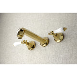 Metropolitan Two-Handle 3-Hole Wall Mount Tub Faucet