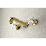 Metropolitan Two-Handle 3-Hole Wall Mount Tub Faucet