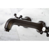 Metropolitan Two-Handle 3-Hole Wall Mount Tub Faucet