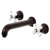 Metropolitan Two-Handle 3-Hole Wall Mount Tub Faucet