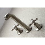 Metropolitan Two-Handle 3-Hole Wall Mount Tub Faucet