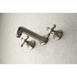 Metropolitan Two-Handle 3-Hole Wall Mount Tub Faucet