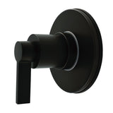 NuvoFusion Single-Handle Six-Way Diverter Valve with Round Trim Kit