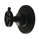Webb Single-Handle Six-Way Diverter Valve with Knurled Handle and Round Trim Kit