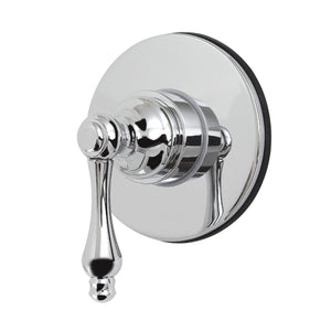 Restoration Single-Handle Six-Way Diverter Valve with Round Trim Kit