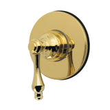 Restoration Single-Handle Six-Way Diverter Valve with Round Trim Kit