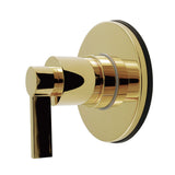 NuvoFusion Single-Handle Six-Way Diverter Valve with Round Trim Kit