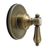 Heirloom Single-Handle Six-Way Diverter Valve with Round Trim Kit