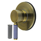 Verona Single-Handle Six-Way Diverter Valve with Round Trim Kit
