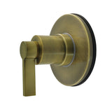 NuvoFusion Single-Handle Six-Way Diverter Valve with Round Trim Kit