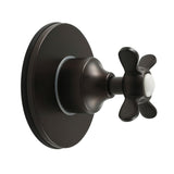 Essex Single-Handle Six-Way Diverter Valve with Round Trim Kit