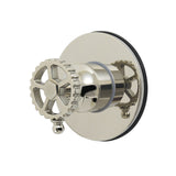Fuller Single-Handle Six-Way Diverter Valve with Round Trim Kit