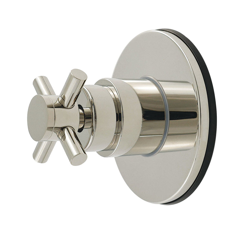 Concord Single-Handle Six-Way Diverter Valve with Round Trim Kit