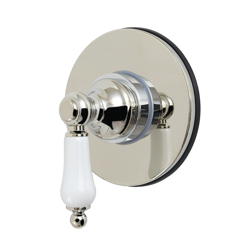 Restoration Single-Handle Six-Way Diverter Valve with Round Trim Kit
