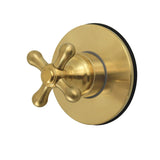 Restoration Single-Handle Six-Way Diverter Valve with Round Trim Kit