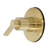 NuvoFusion Single-Handle Six-Way Diverter Valve with Round Trim Kit