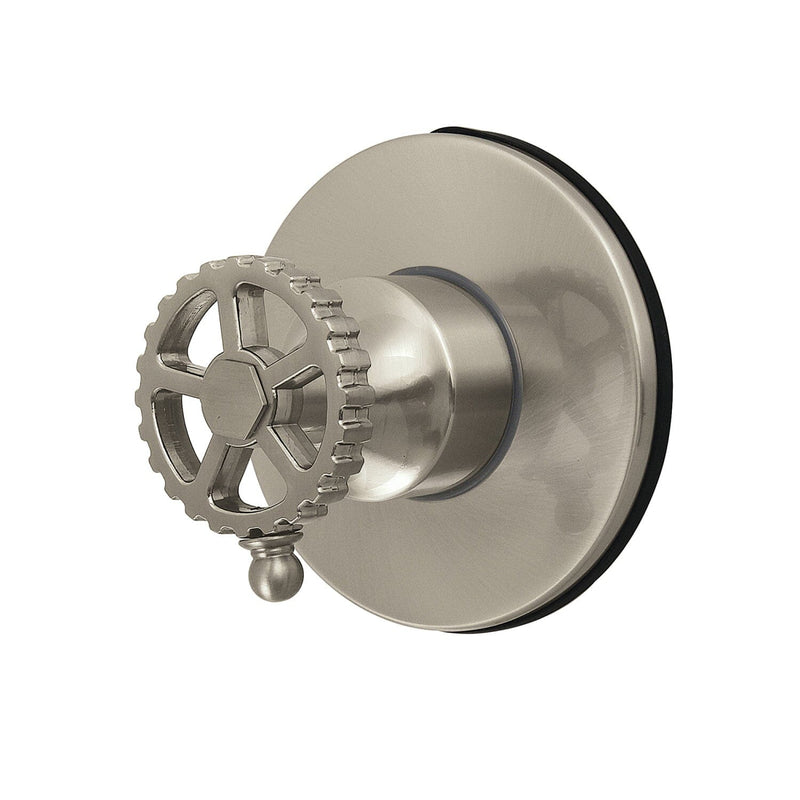 Fuller Single-Handle Six-Way Diverter Valve with Round Trim Kit