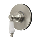 Restoration Single-Handle Six-Way Diverter Valve with Round Trim Kit