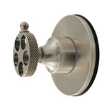 Webb Single-Handle Six-Way Diverter Valve with Knurled Handle and Round Trim Kit