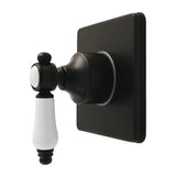 Bel-Air Single-Handle Six-Way Diverter Valve with Square Trim Kit