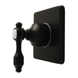 Tudor Single-Handle Six-Way Diverter Valve with Square Trim Kit