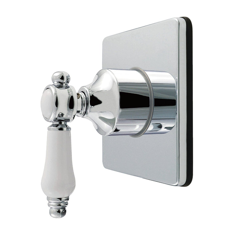Bel-Air Single-Handle Six-Way Diverter Valve with Square Trim Kit