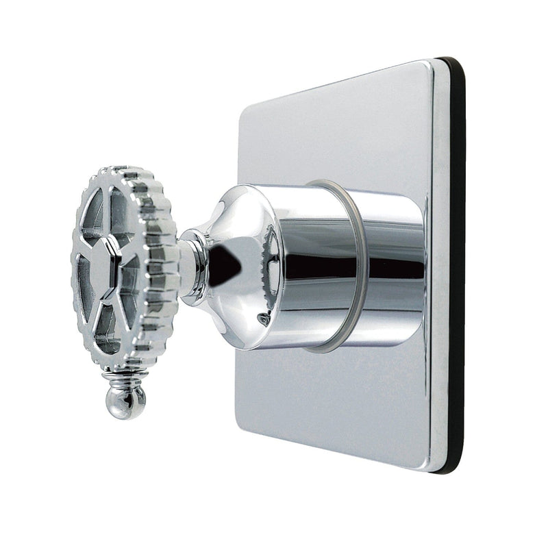 Fuller Single-Handle Six-Way Diverter Valve with Square Trim Kit