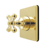 Restoration Single-Handle Six-Way Diverter Valve with Square Trim Kit