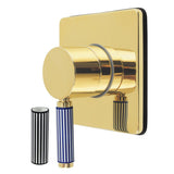 Verona Single-Handle Six-Way Diverter Valve with Square Trim Kit