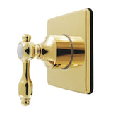 Tudor Single-Handle Six-Way Diverter Valve with Square Trim Kit