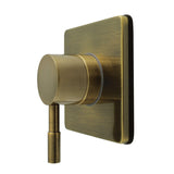 Concord Single-Handle Six-Way Diverter Valve with Square Trim Kit