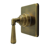 Metropolitan Single-Handle Six-Way Diverter Valve with Square Trim Kit