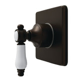 Bel-Air Single-Handle Six-Way Diverter Valve with Square Trim Kit