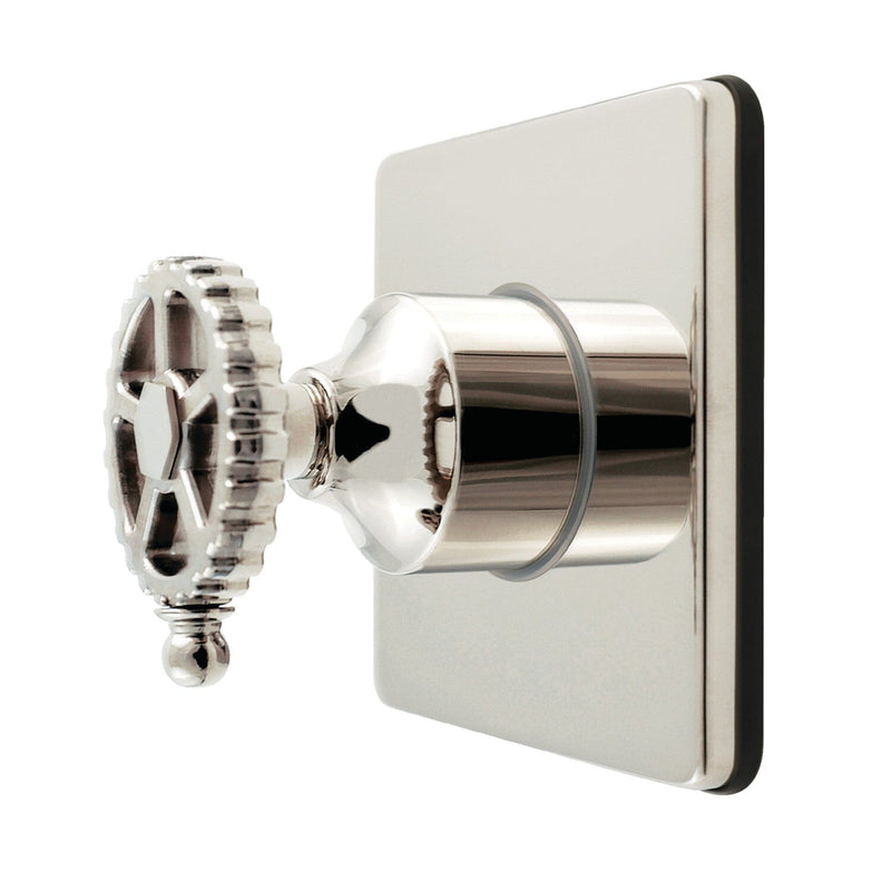 Fuller Single-Handle Six-Way Diverter Valve with Square Trim Kit