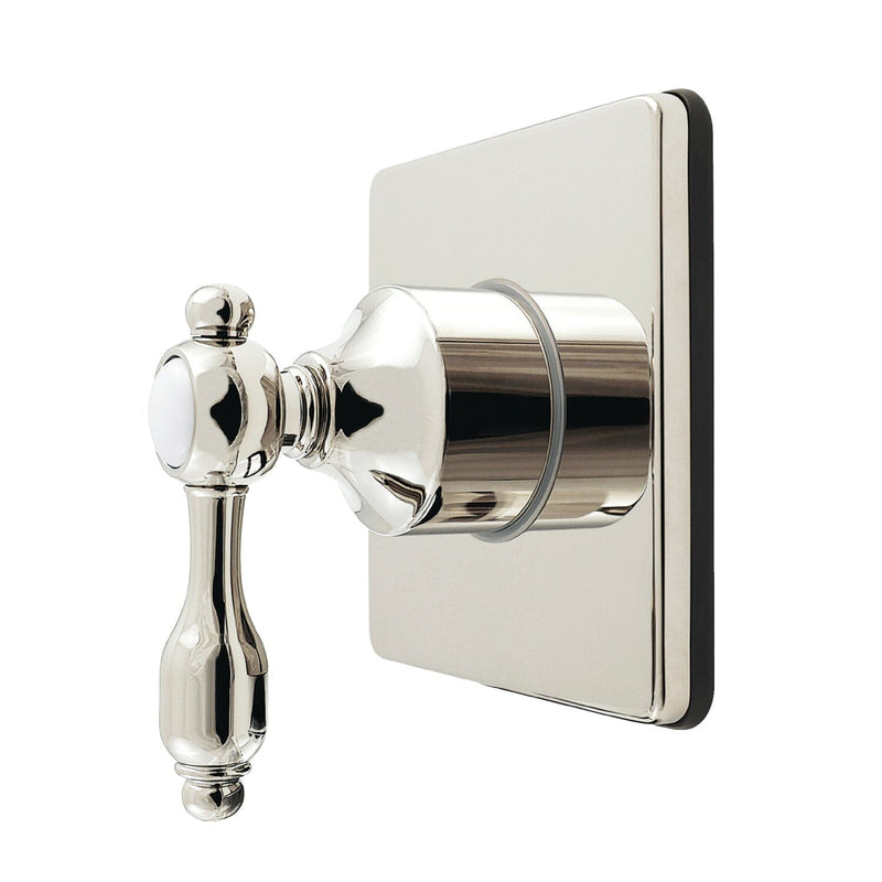 Tudor Single-Handle Six-Way Diverter Valve with Square Trim Kit