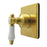 Bel-Air Single-Handle Six-Way Diverter Valve with Square Trim Kit