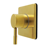 Concord Single-Handle Six-Way Diverter Valve with Square Trim Kit
